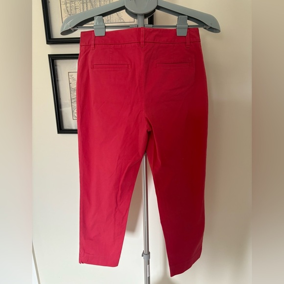 Talbots Hot Pink Petite Cropped Chinos, Size 4P - Picture 4 of 5